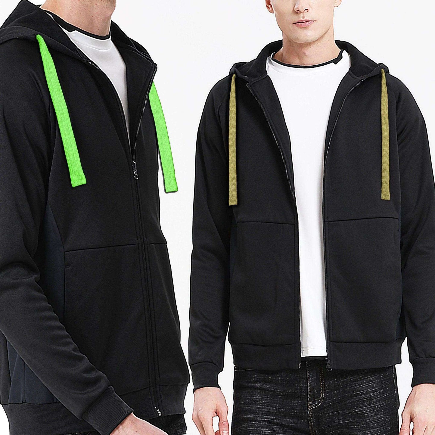 ISUSI Contrast Hoodie Jumper, Full Zip - Big Bee