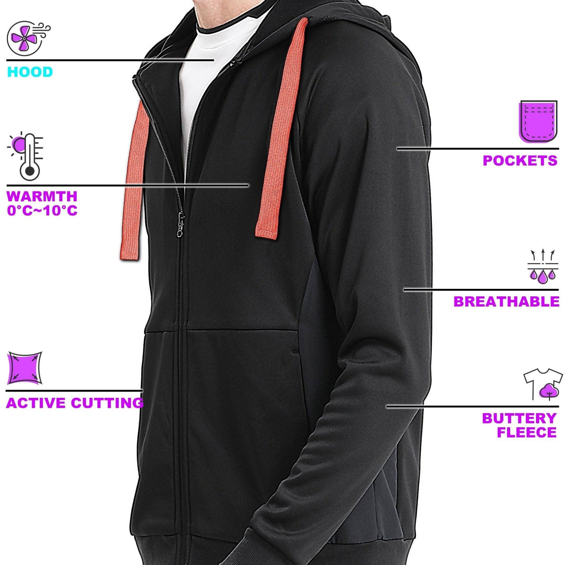 ISUSI Contrast Hoodie Jumper, Full Zip - Big Bee