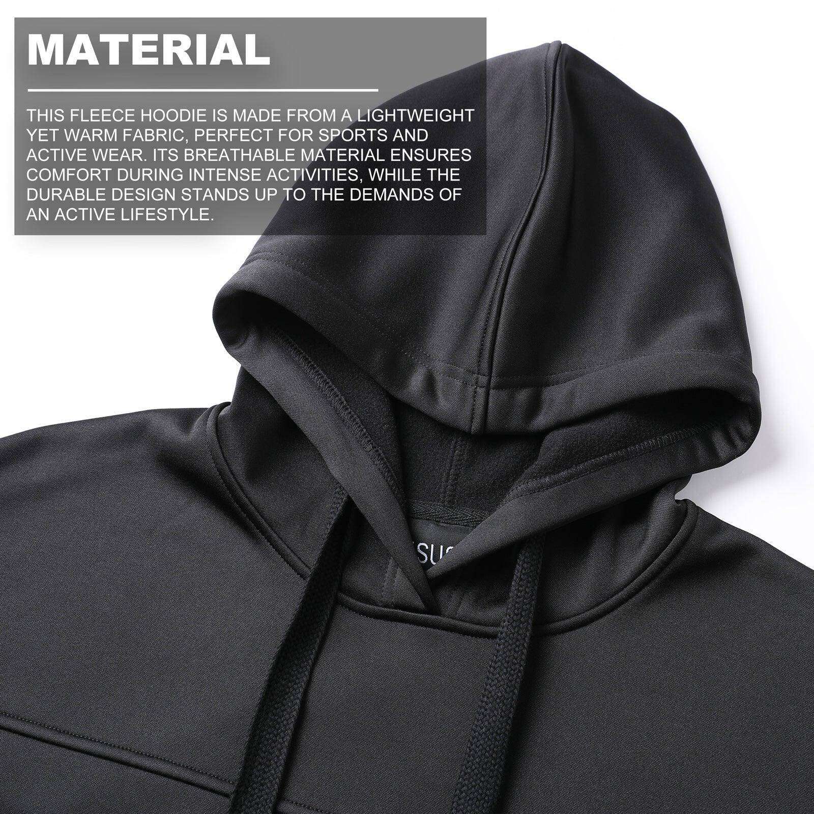 ISUSI Fly Hoodie Jumper, Solid Black - Big Bee