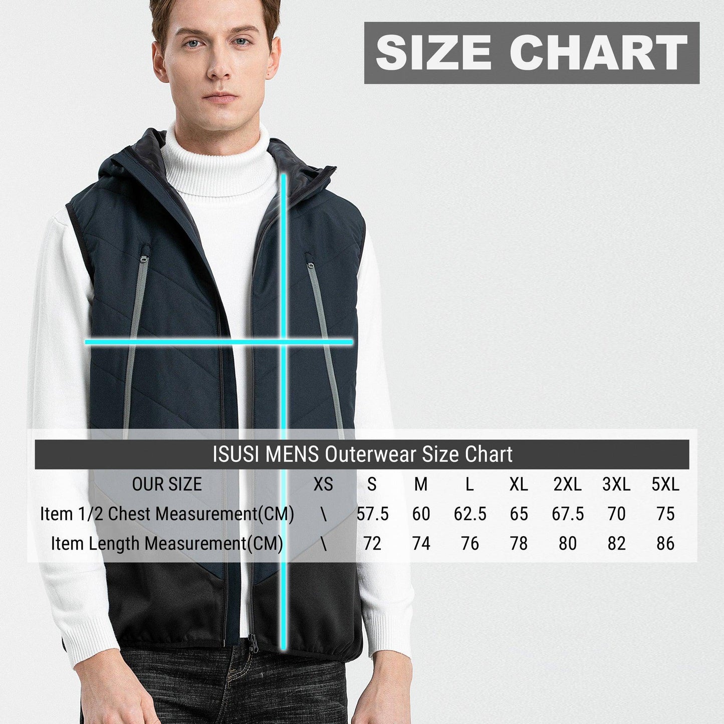 ISUSI Climb Puffer Vest, Hooded Vegan Down Vest - Big Bee
