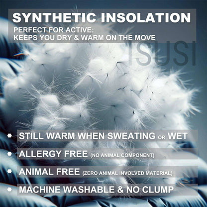 ISUSI Elite Puffer Vest, Vegan Quilted Down Vest - Big Bee