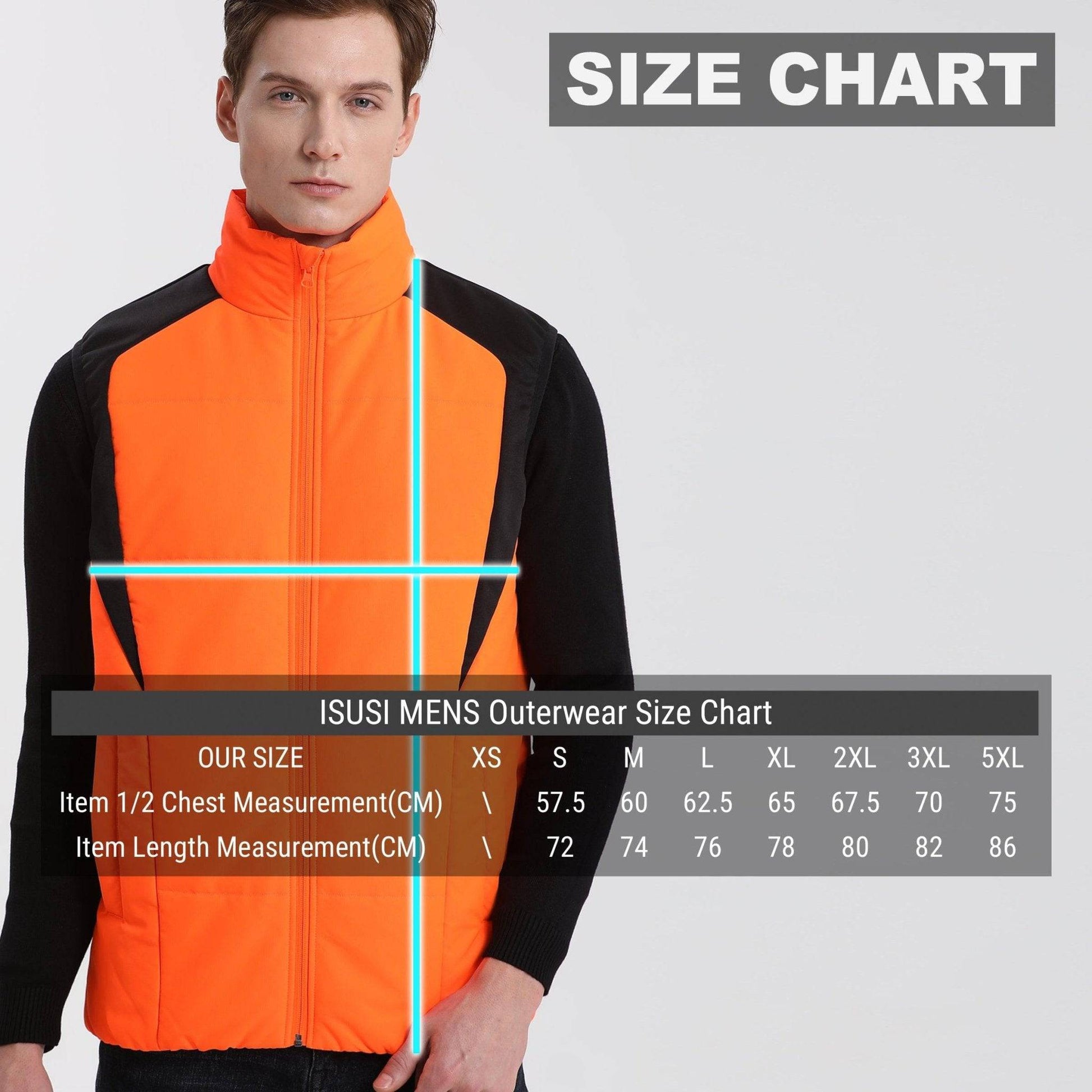 ISUSI Hi-Vis Puffer Vest, Insulated Workwear - Big Bee