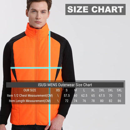 ISUSI Hi-Vis Puffer Vest, Insulated Workwear - Big Bee
