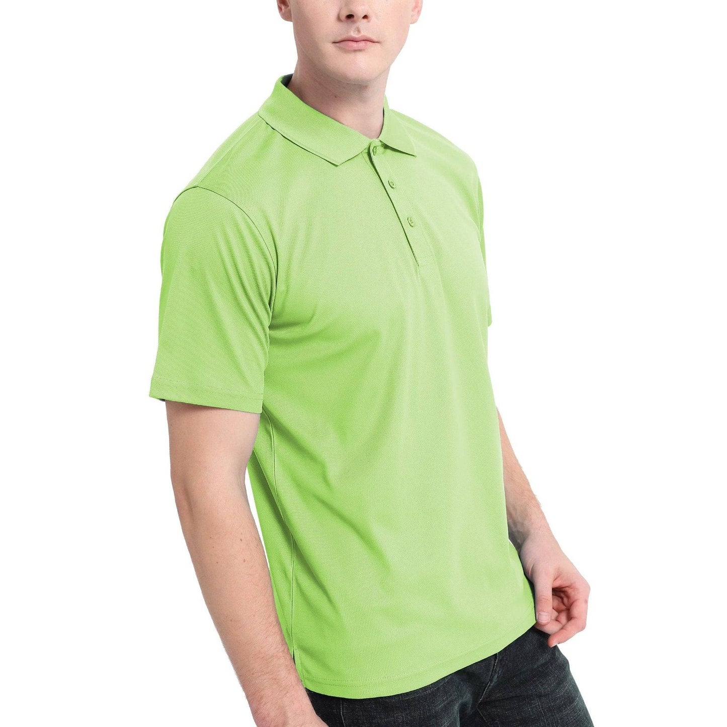 ISUSI Everyday Mens Polo Shirts, Cotton Blend, UPF 30+ - Big Bee
