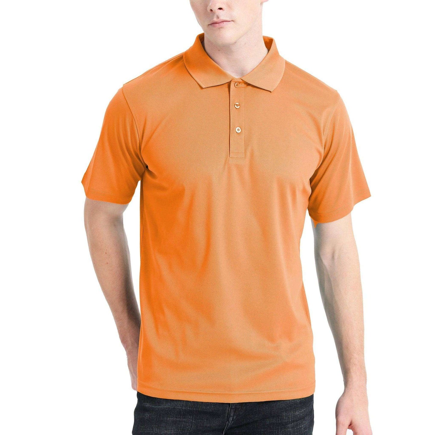 ISUSI Everyday Mens Polo Shirts, Cotton Blend, UPF 30+ - Big Bee