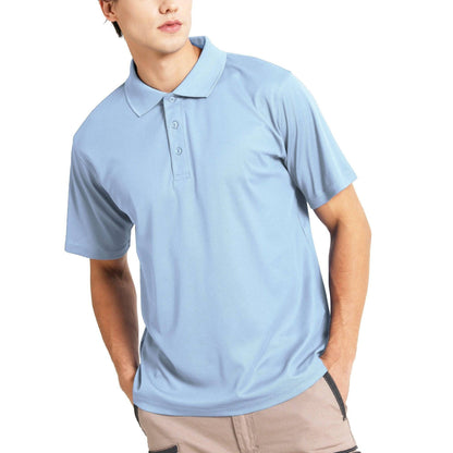 ISUSI Everyday Mens Polo Shirts, Cotton Blend, UPF 30+ - Big Bee