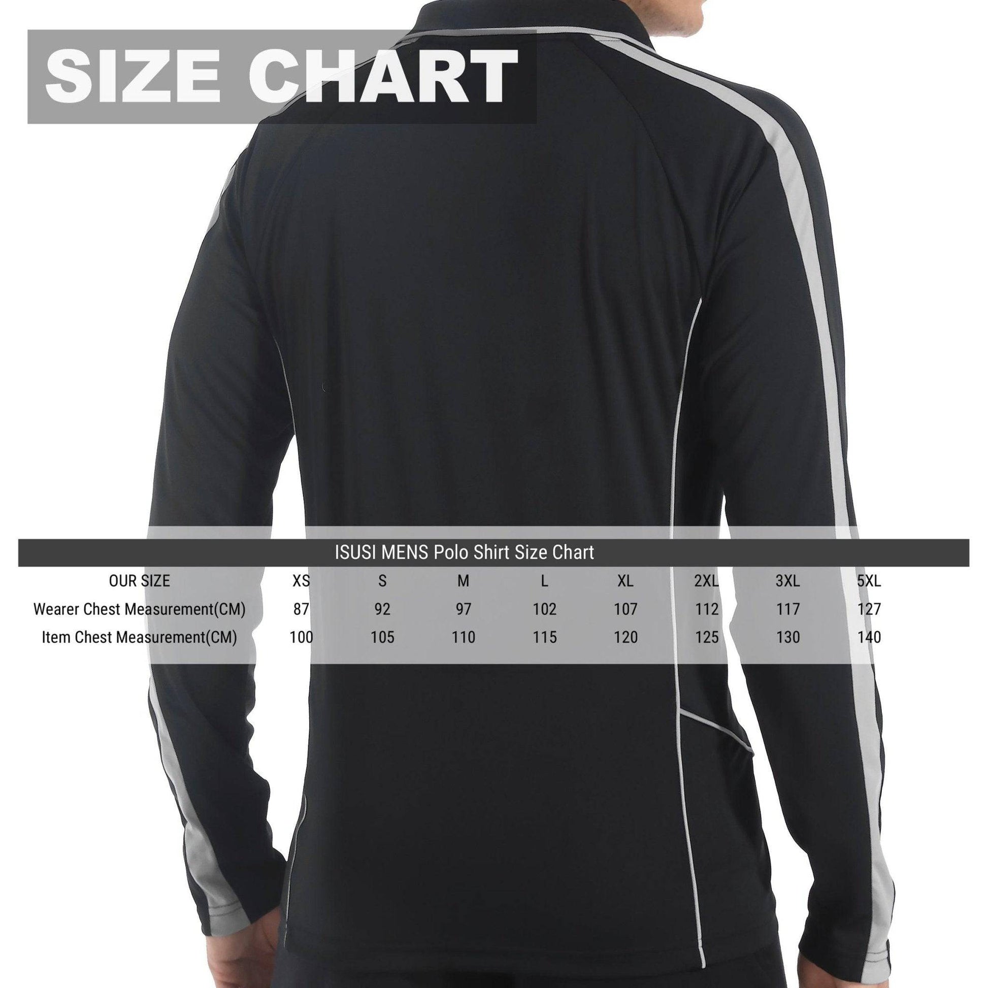 ISUSI Flow Mens Polo Shirts, Long Sleeve - Big Bee