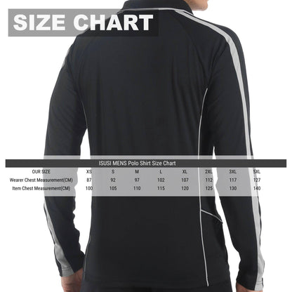 ISUSI Flow Mens Polo Shirts, Long Sleeve - Big Bee