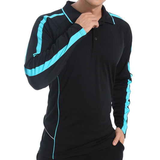 ISUSI Flow Mens Polo Shirts, Long Sleeve - Big Bee
