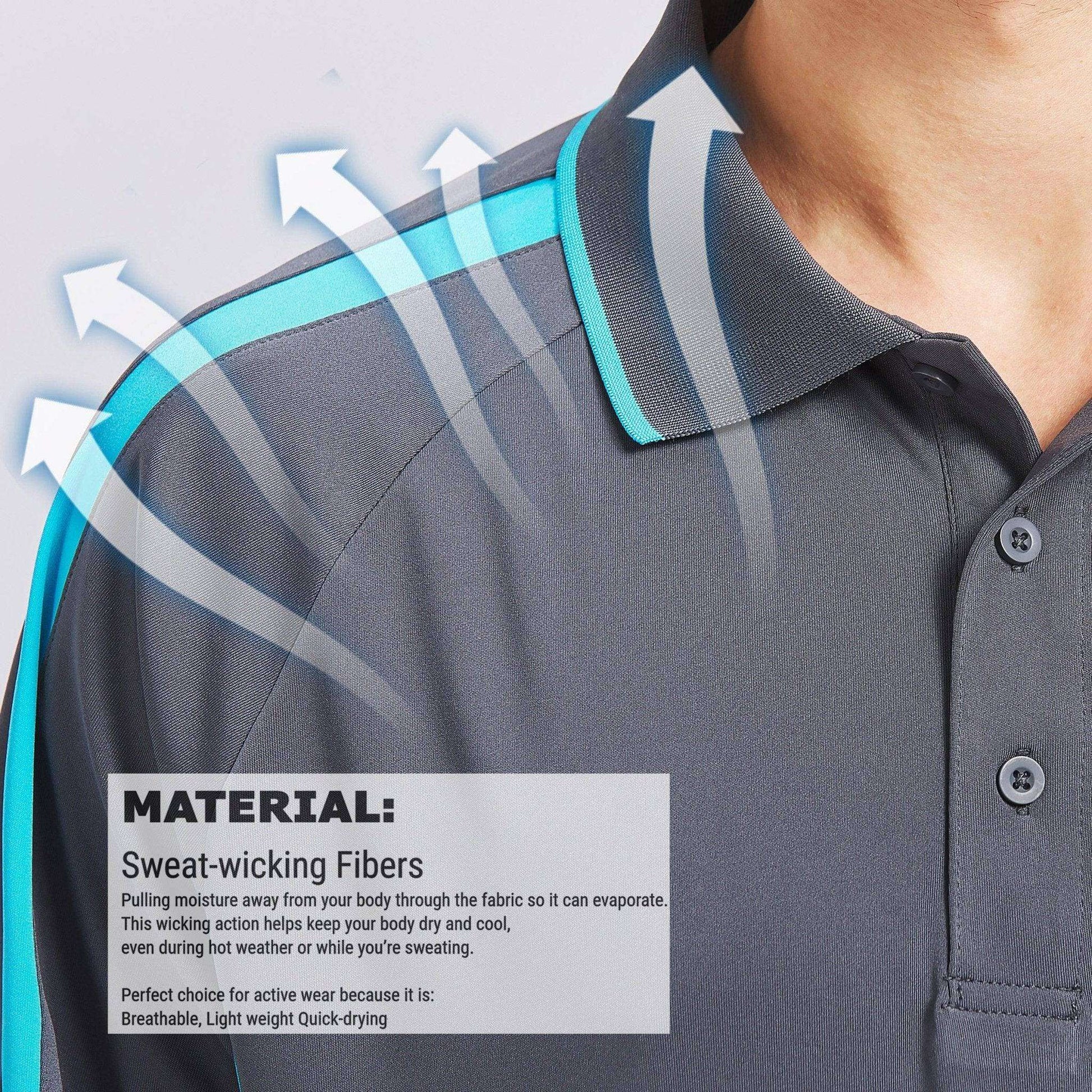 ISUSI Flow Mens Polo Shirts, Short Sleeve - Big Bee