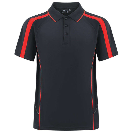 ISUSI Flow Mens Polo Shirts, Short Sleeve - Big Bee